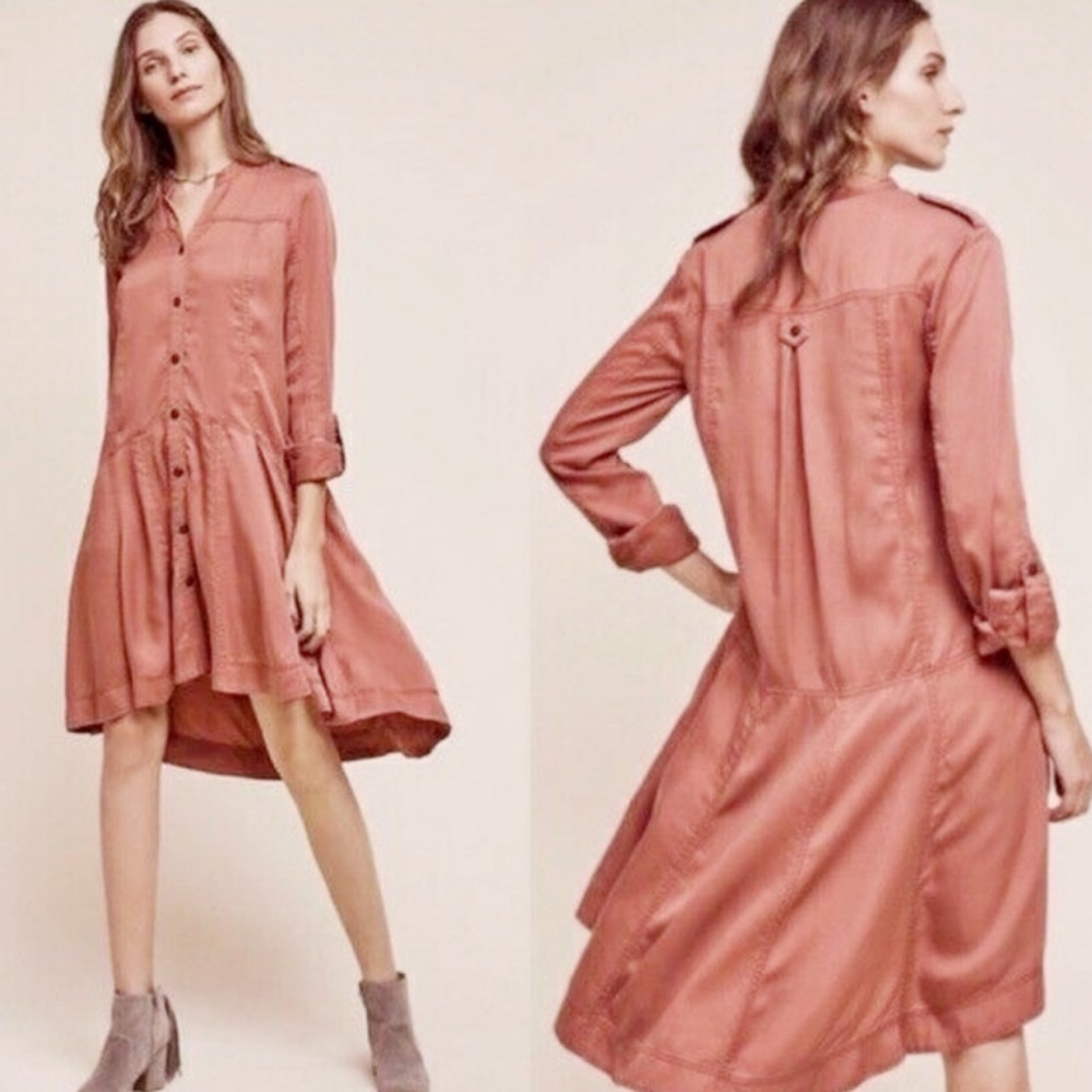 HOLDING HORSES Anthropologie Casual Utility Dress